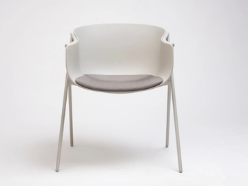 BAI - Polypropylene chair with armrests with integrated cushion by ONDARRETA - view 2