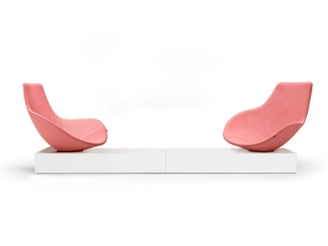 BABLED - Swivel fabric easy chair by Offecct - view 3