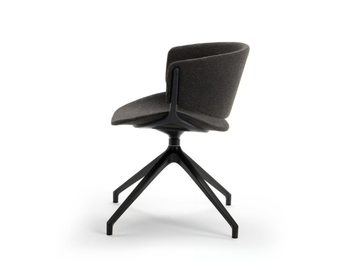 PHOENIX - Swivel trestle-based fabric chair by Offecct - view 3