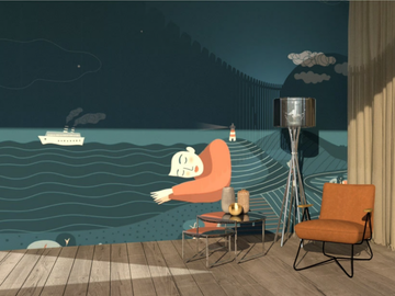 LE METAMORFOSI DEL VIAGGIATORE - ACQUA - Wall tiles / wallpaper by Officinarkitettura® - view 2