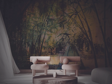 BAMBOO JUNGLE - Wallpaper / wall tiles by Officinarkitettura® - view 2