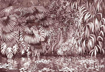 FLOW GARDEN MATINE' - Wallpaper / wall tiles by Officinarkitettura® - view 3