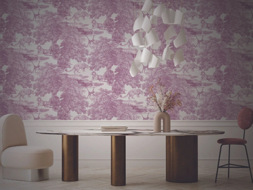 TOILE DE JOUY MAGENTA - Wallpaper / wall tiles by Officinarkitettura® - view 2