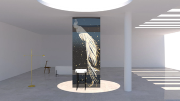 PEACOCK IN SPACE - Indoor Kerlite® wall tiles by Officinarkitettura® - view 3