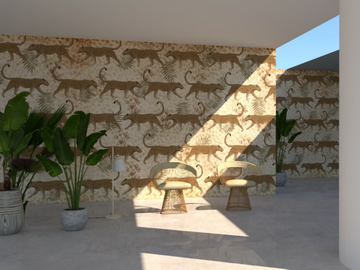 WALKING LEOPARD - Wall tiles / wallpaper by Officinarkitettura® - view 3