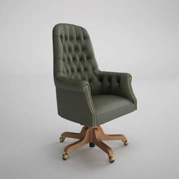 ART&MOBLE - Height-adjustable leather executive chair by Ofifran - view 3