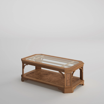ART&MOBLE - Rectangular wood veneer coffee table by Ofifran - view 3