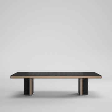 BELESA - Rectangular wood veneer meeting table by Ofifran - view 3