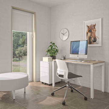 EASY - Trestle-based polypropylene office chair by Ofifran - view 3