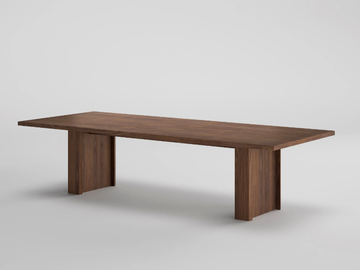 FREEPORT - Rectangular wood veneer meeting table by Ofifran - view 2