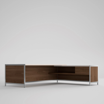 GALLERY - Wood veneer executive desk by Ofifran - view 3