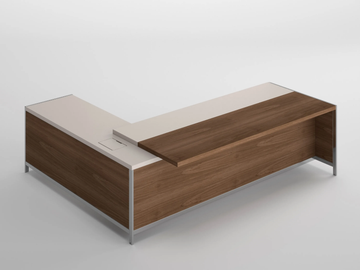 GALLERY - Wood veneer executive desk by Ofifran - view 2