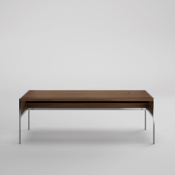 GALLERY - Rectangular wood veneer office desk by Ofifran - view 3