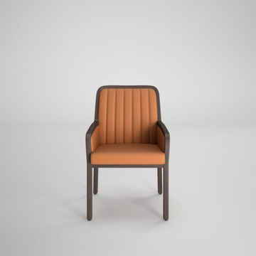 ILIUS - Leather office chair with armrests by Ofifran - view 3