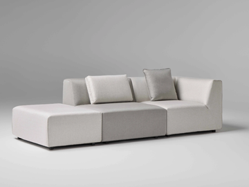 KADO - Sectional fabric sofa by Ofifran - view 2