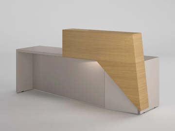 NIU - Reception desk with Built-In Lights by Ofifran - view 3
