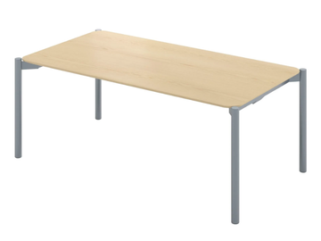 TERRA - Rectangular steel and wood workstation desk by Ofifran - view 2