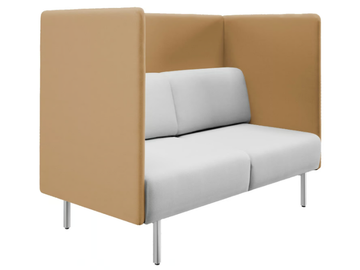 PIEM - 2 seater high-back fabric sofa by Ofifran - view 2