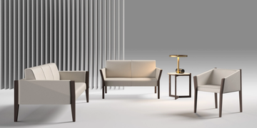 RAY - Upholstered fabric chair by Ofifran - view 3