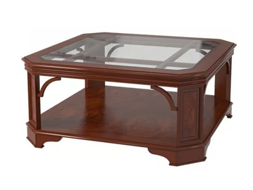 ART&MOBLE - Square wood veneer coffee table by Ofifran - view 2