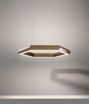 EXAGON - LED metal pendant lamp by Olev - view 3