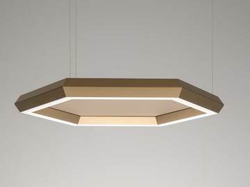 EXAGON SILENCE - Sound absorbing LED pendant lamp by Olev - view 2