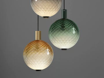 BEAM STICK NUANCE 'BALLOTON EDITION' - Blown glass pendant lamp by Olev - view 2