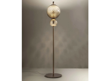 TERRA&LUNA PT - LED glass and aluminium floor lamp by Olev - view 2
