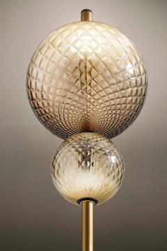 TERRA&LUNA PT - LED glass and aluminium floor lamp by Olev - view 3