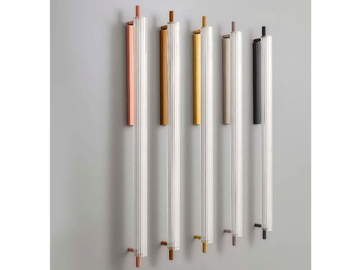 TRISEL AP - Glass and aluminium wall lamp by Olev - view 2