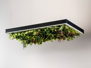 MEETING SILENCE LEAF - Acoustic office aluminium pendant lamp by Olev - view 2