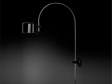 COUPÉ - 1158 - Adjustable wall lamp by Oluce - view 2