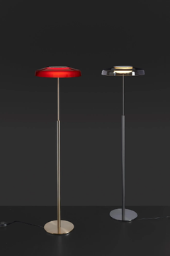 DORA - Metal and glass floor lamp by Oluce - view 3
