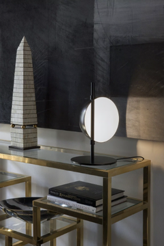 SUPERLUNA - 297 - Low voltage LED metal table lamp by Oluce - view 3