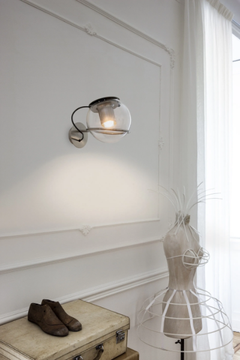 THE GLOBE - 727 - Blown glass wall lamp by Oluce - view 3