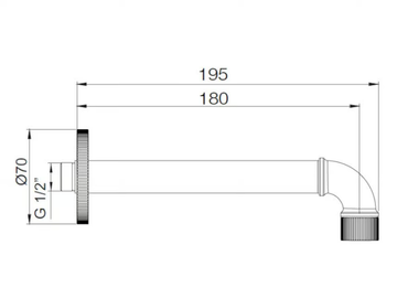 INDUSTRIAL GAS 9921N910 - Wall-mounted sink spout by PALAZZANI - view 3