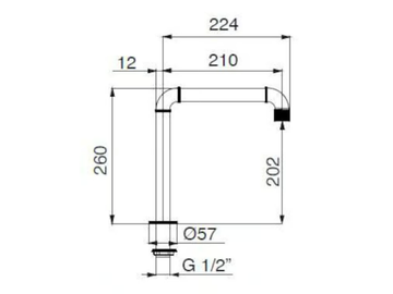INDUSTRIAL JOB 9921N810 - Deck-mounted sink spout by PALAZZANI - view 3