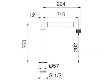 INDUSTRIAL GAS 9921N810 - Deck-mounted sink spout by PALAZZANI - view 3