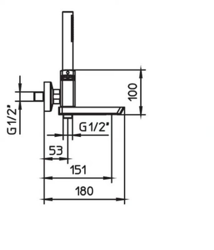 MIS 56118010 - External bathtub mixer with hand shower and flexible hose by PALAZZANI - view 3