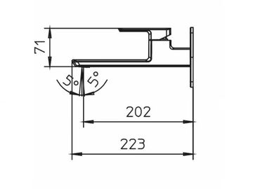 MIS 56316410 - Wall-mounted washbasin mixer by PALAZZANI - view 3