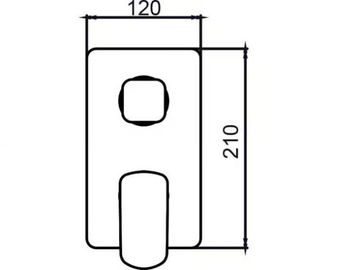 MIS 56224010 - Single handle Recessed shower mixer with diverter by PALAZZANI - view 3