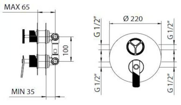 INDUSTRIAL JOB 78226110 - Single handle shower mixer by PALAZZANI - view 3