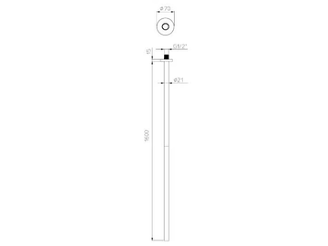 INDUSTRIAL GAS 9921H910 - Ceiling-mounted sink spout by PALAZZANI - view 3