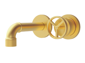 INDUSTRIAL JOB 78320810 - 2 hole wall-mounted washbasin mixer by PALAZZANI - view 2