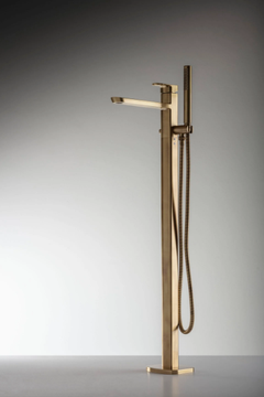 MIS 56117910 - Floor standing bathtub mixer with hand shower and diverter by PALAZZANI - view 3