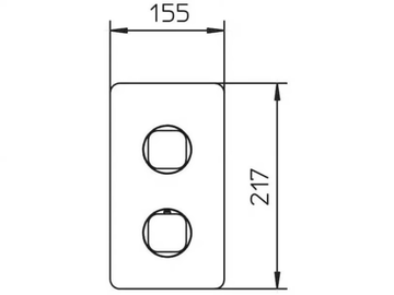 MIS 92258710 - Thermostatic Recessed shower mixer by PALAZZANI - view 3