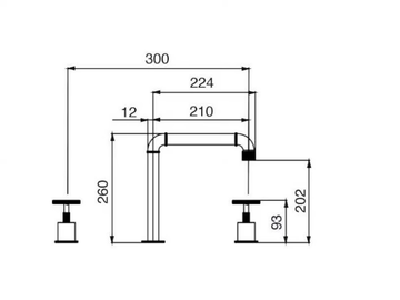 INDUSTRIAL JOB 78325610 - High 3 hole washbasin tap without waste by PALAZZANI - view 3