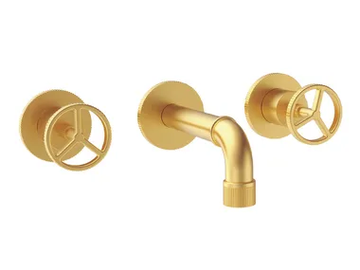 INDUSTRIAL JOB 78325710 - 3 hole wall-mounted washbasin mixer by PALAZZANI - view 2
