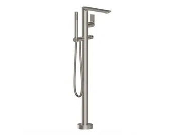 MONTECARLO 80117910 - Floor standing single handle bathtub mixer with hand shower by PALAZZANI - view 2