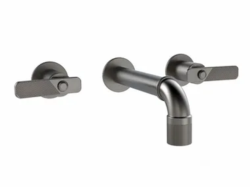 INDUSTRIAL GAS 79325710 - 3 hole wall-mounted washbasin mixer by PALAZZANI - view 2